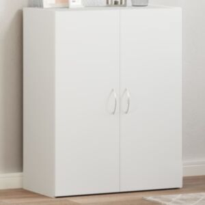 Pood24 dokumendikapp, valge, 60 x 32 x 77,5 cm, tehispuit