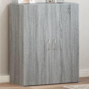 Pood24 dokumendikapp, hall sonoma, 60x32x77,5 cm, tehispuit