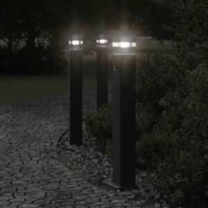 Pood24 anduriga aia lambipost, must, 80 cm, alumiinium