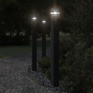 Pood24 anduriga aia lambipost, must, 110 cm, alumiinium
