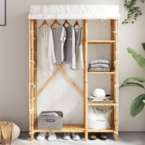 Pood24 riidekapp, 110 x 45 x 170 cm, bambus