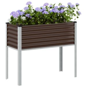 Pood24 aia taimekast, pruun, 100x41x90 cm, teras