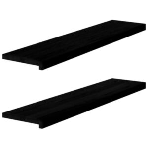 Pood24 aknalauad 2 tk, tumepruun, 110 x 25 x 2 cm, toekas tammepuit