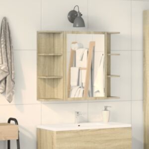 Pood24 vannitoa peeglikapp Sonoma tamm 80x20,5x64 cm tehispuit