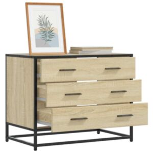 Pood24 Sahtlikapp Sonoma Tamm 70x41x56 cm Engineered Wood