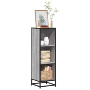 Pood24 raamatukapp, hall Sonoma tamm, 33,5x33x107,5 cm, tehispuit