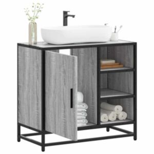 Pood24 vannitoa valamukapp hall Sonoma 65x33x60 cm ehituspuit