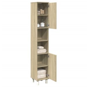 Pood24 vannitoakapp, Sonoma tamm, 30,5x30x179 cm, tehispuit