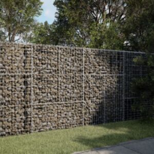 Pood24 kattega gabioonkorv, 200 x 50 x 150 cm, tsingitud raud