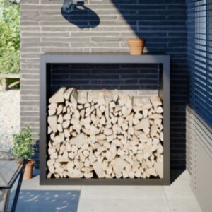 Pood24 küttepuude rest, antratsiithall, 100x40x100 cm, teras