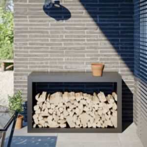 Pood24 küttepuude rest, antratsiithall, 100x40x60 cm, teras
