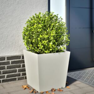 Pood24 aia taimekast, valge, 50 x 50 x 50 cm, teras