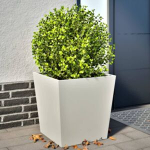 Pood24 aia taimekastid 2 tk, valge, 50 x 50 x 50 cm, teras