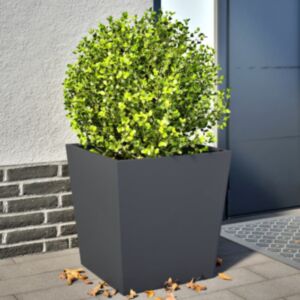 Pood24 aia taimekastid 2 tk, antratsiithall, 50 x 50 x 50 cm, teras