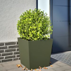 Pood24 aia taimekast, oliiviroheline, 50 x 50 x 50 cm, teras
