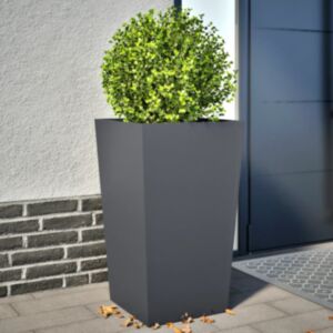 Pood24 aia taimekastid 2 tk, antratsiithall, 45x45x75 cm, teras