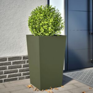 Pood24 aia taimekast, oliiviroheline, 45x45x75 cm, teras