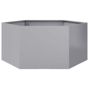 Pood24 kuusnurkne aia taimekast, 104x90x45 cm, tsingitud teras