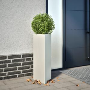 Pood24 aia taimekastid 2 tk, valge, kolmnurk, 30x26x75 cm, teras
