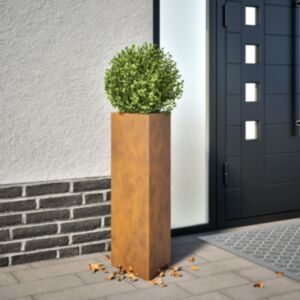 Pood24 aia taimekast, kolmnurk, 30 x 26 x 75 cm Corten teras