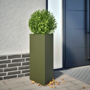 Pood24 aia taimekastid 2 tk, roheline, kolmnurk, 40x34,5x70 cm, teras