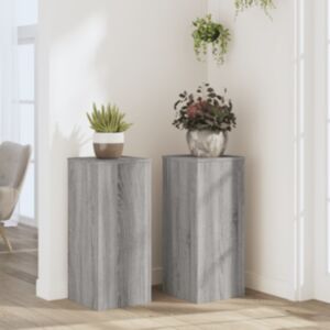 Pood24 taimealused 2 tk, hall Sonoma, 30x30x70 cm, tehispuit