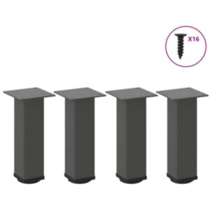 Pood24 kohvilaua jalad, 4 tk, antratsiithall, 42-44 cm teras