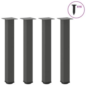 Pood24 kohvilaua jalad, 4 tk, antratsiithall, 72-74 cm teras