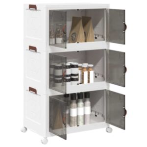Pood24 virnastatav ratastega hoiukast 3astmeline 75 L 64x39,5x110,5 cm