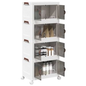Pood24 virnastatav ratastega hoiukast 4astmeline 28 L 48x29,5x112,5 cm