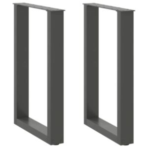 Pood24 kohvilaua jalad U-kujuline 2 tk antratsiit 50x(72-73) cm teras