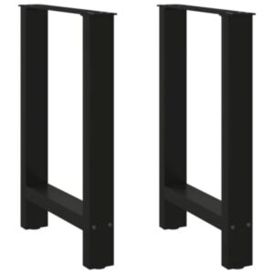 Pood24 söögilaua jalad, must, 2 tk, 60x(72-73) cm, teras