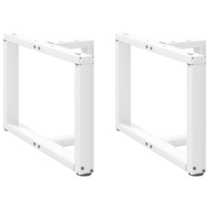 Pood24 kohvilaua jalad, T-kujuline, 2 tk, valge, 60x25x(42-43)cm teras