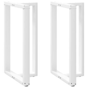 Pood24 baarilaua jalad T-kujuline, 2 tk, valge 60x35x(100-101)cm teras