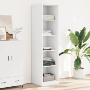 Pood24 garderoob valge 50 x 50 x 200 cm tehispuit