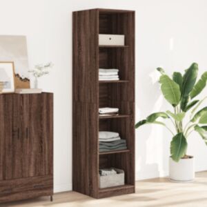 Pood24 garderoob pruun tamm 50 x 50 x 200 cm tehispuit