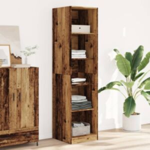 Pood24 garderoob vana puidu 50 x 50 x 200 cm puitlaastplaat