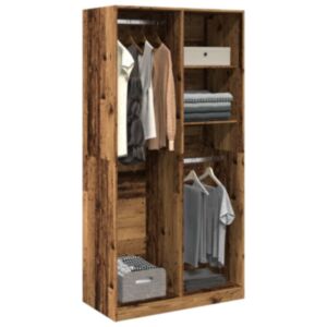 Pood24 garderoob vana puit 100 x 50 x 200 cm tehispuit