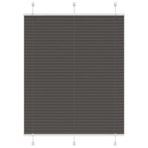 Pood24 plisseeritud ruloo must 105x150 cm kanga laius 104,4 cm