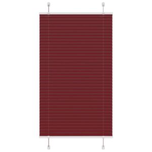 Pood24 plisseeritud ruloo Bordeaux punane 80x150 cm Kanga laius