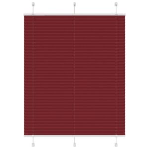 Pood24 plisseeritud ruloo Bordeaux punane 110x150 cm Kanga laius