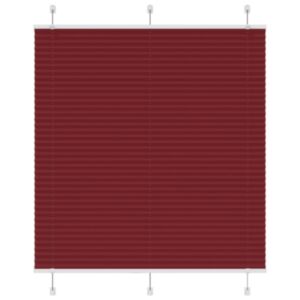 Pood24 plisseeritud ruloo Bordeaux punane 120x150 cm Kanga laius