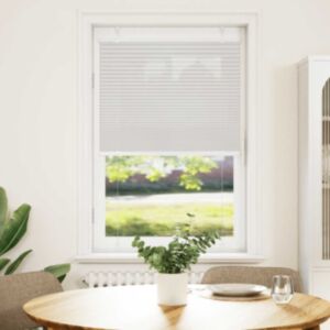Pood24 plisseeritud ruloo helehall 75x150 cm kanga laius 74,4 cm
