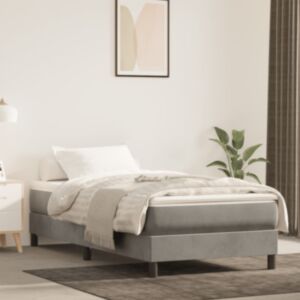 Pood24 vedrumadrats, helehall, 90x220x20 cm, samet