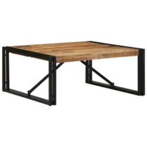 Pood24 kohvilaud, 80x80x35 cm, töötlemata mangopuit