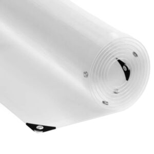 Pood24 Läbipaistev Present aasadega 1x10 m PVC