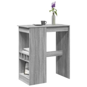 Pood24 baarilaud riiulitega hall Sonoma tamm 90x47,5x103,5cm tehispuit