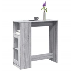 Pood24 baarilaud riiulitega hall Sonoma tamm 101x40x103,5 cm tehispuit