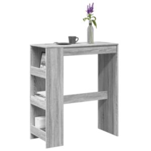 Pood24 baarilaud riiulitega hall Sonoma tamm 90x40x103,5 cm tehispuit