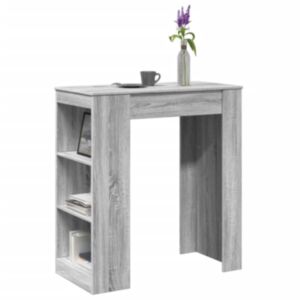 Pood24 baarilaud riiulitega hall Sonoma tamm 95x47x103,5 cm tehispuit